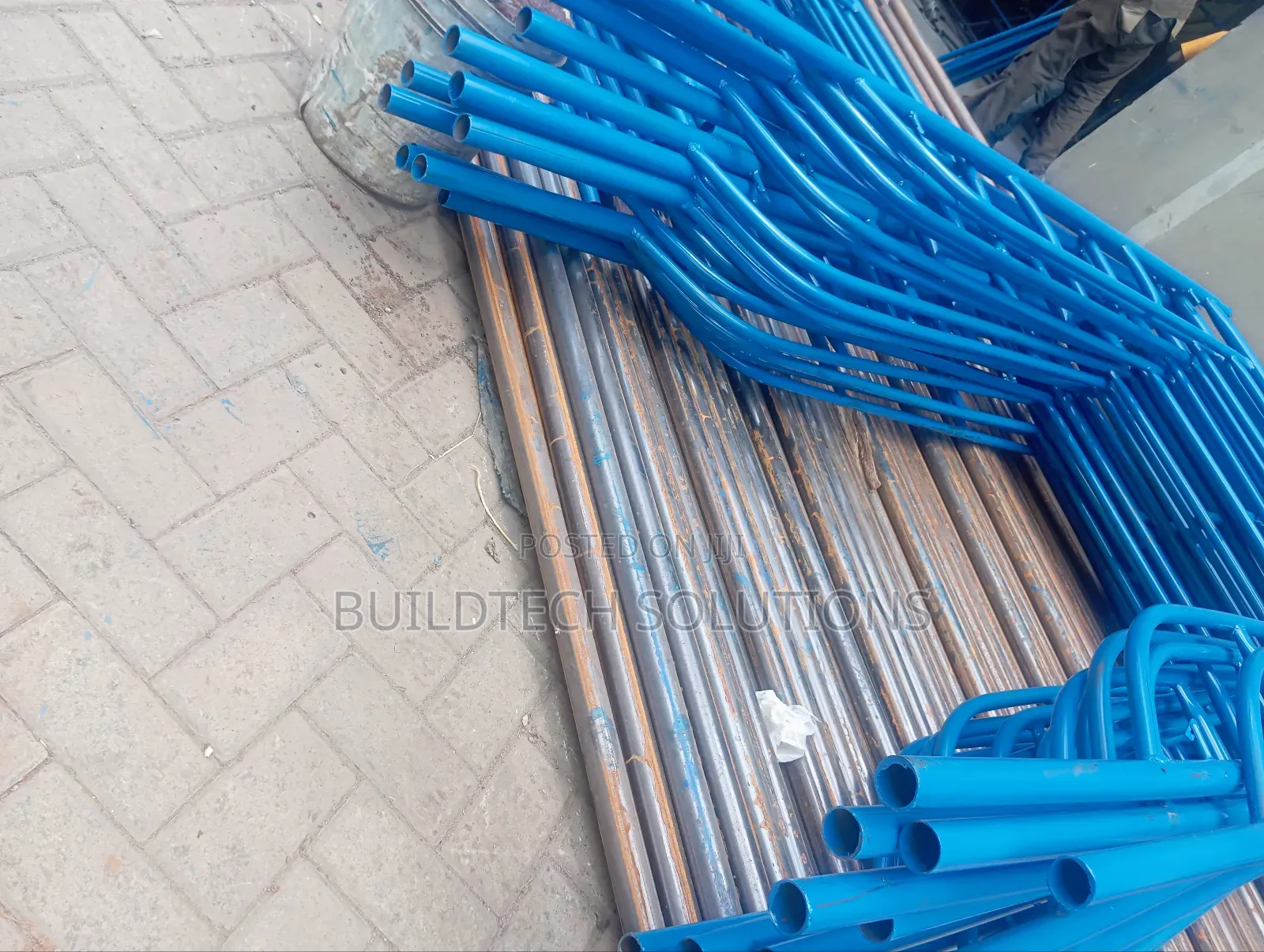 Heavy Load Barrier Scaffold Ladder