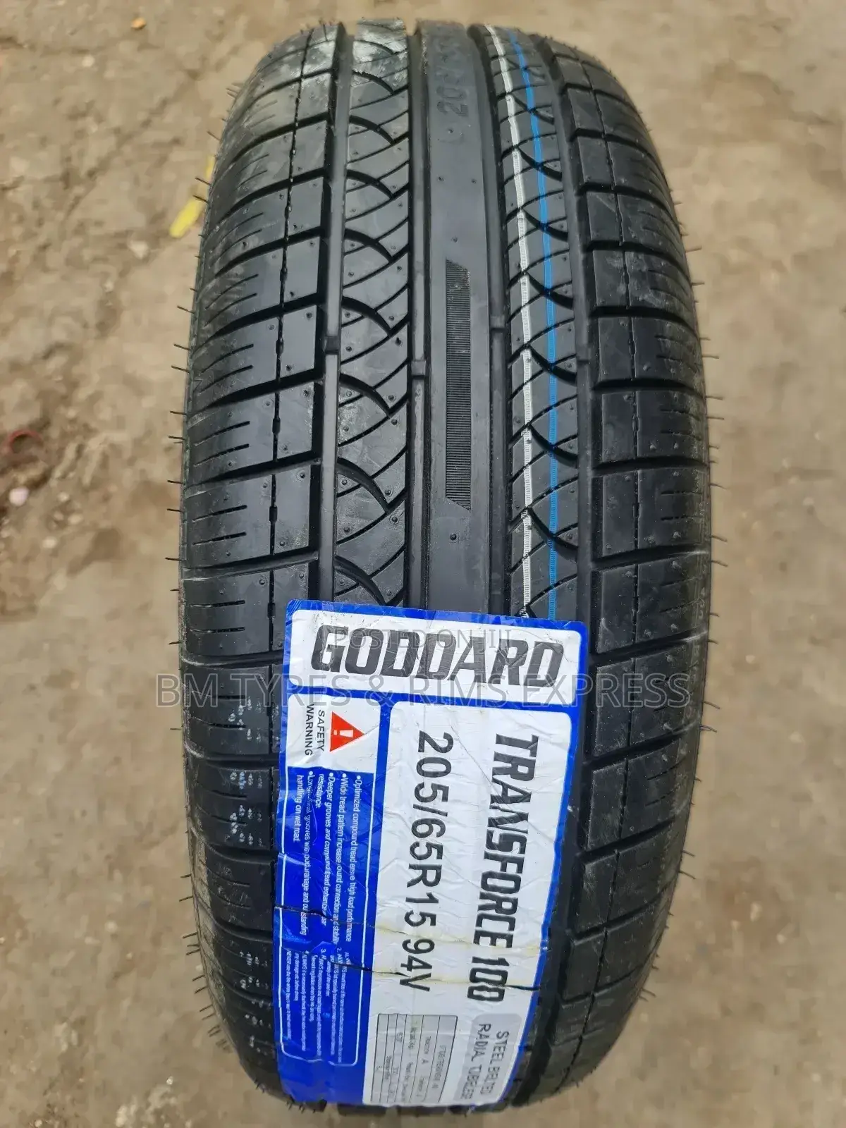 205 /65 R15 Goddard Tyres (Transforce).