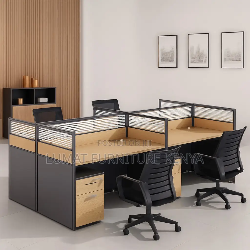 4-Person Office Workstation