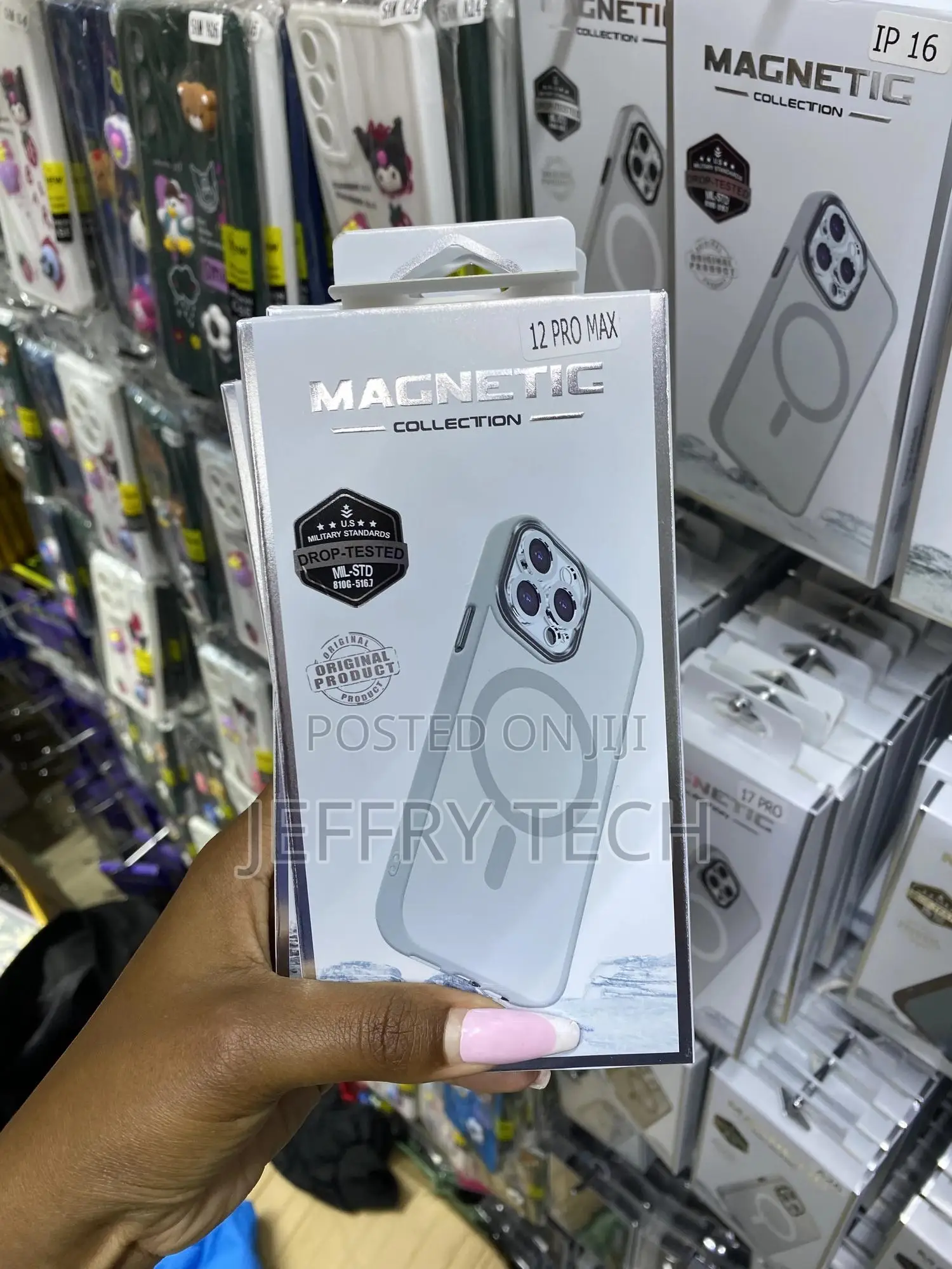 Misky Apple iPhone 12 Pro Max Clear Polycarbonate Case With Magsafe