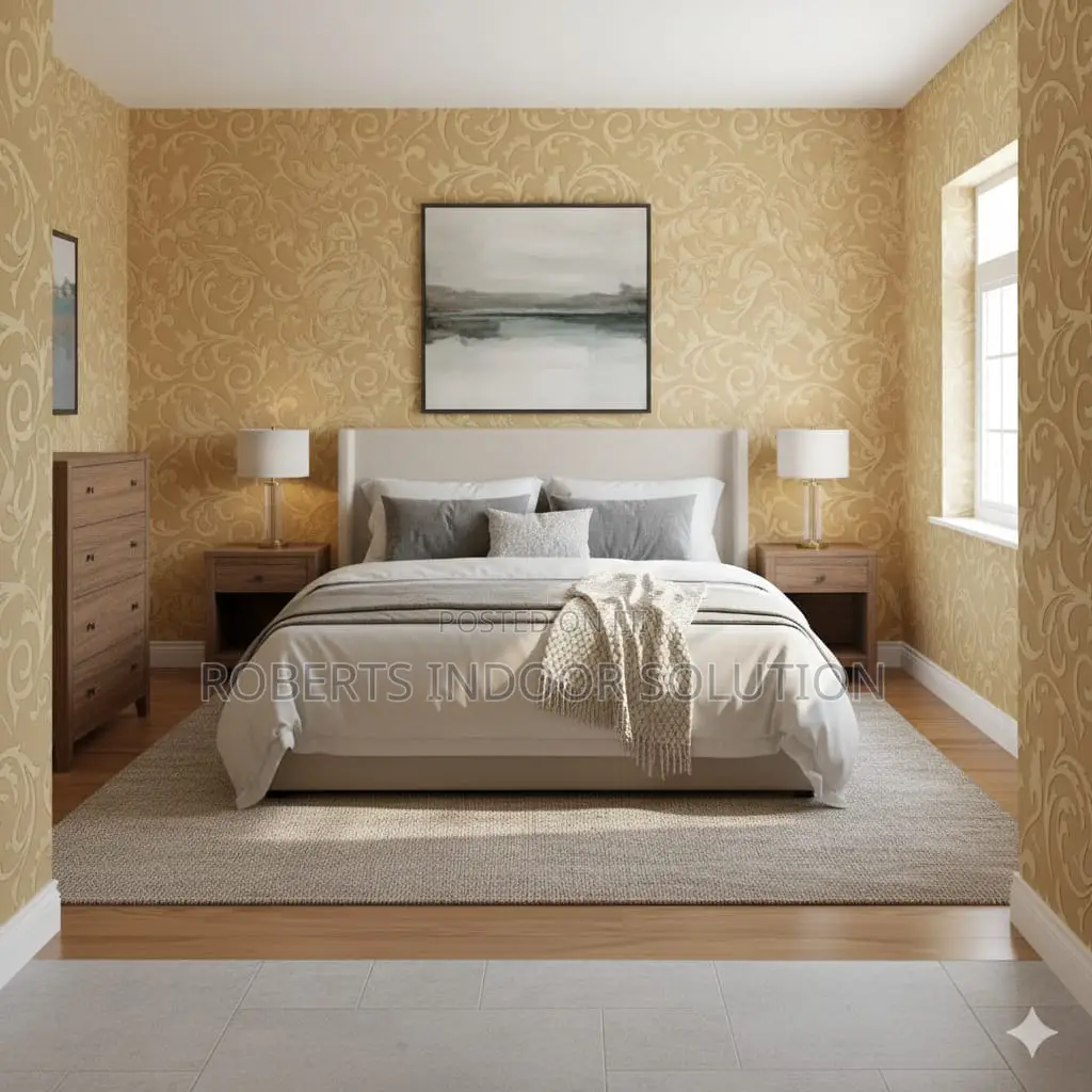Creative Bedroom Gold Wallpapers Wallpapers