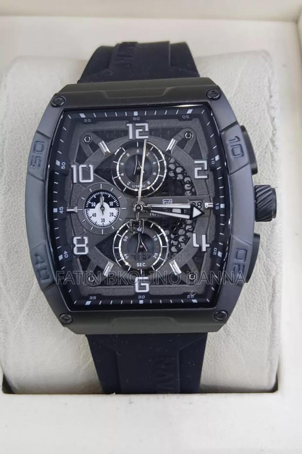 Black Strap Naviforce Watch - main view