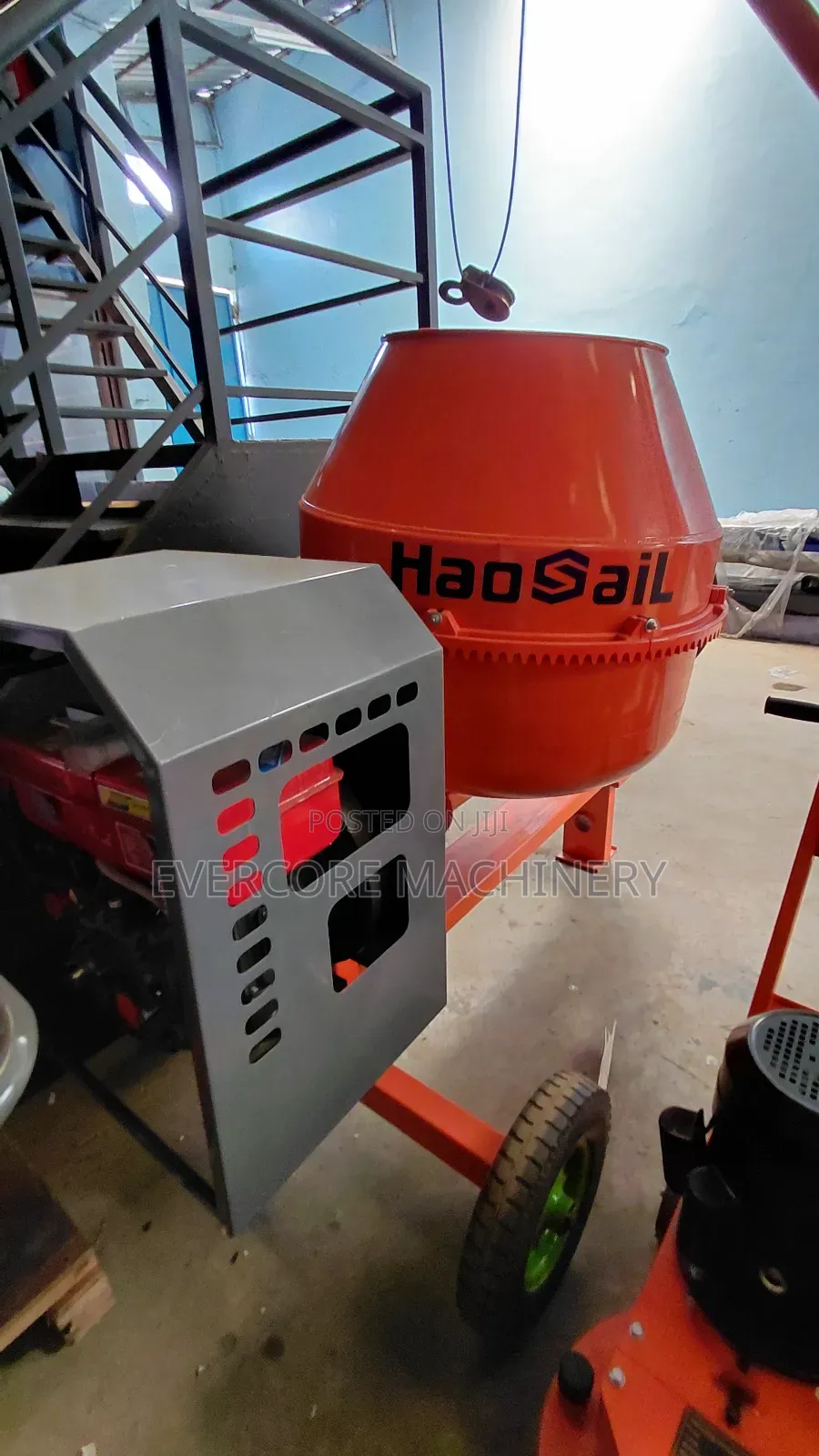 500l Diesel Concrete Mixer With Jd 10hp Water-Cooled Engine.