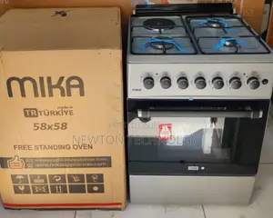 Mika Standing Cooker 3 Gas + 1 Electric, 58cm X58cm* *Mst58u31e3sle