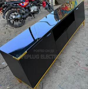 Modern 6ft Marble Finish Design Top Tv Stand