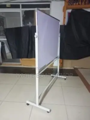 Portable Magnetic White Board on Wheels 120cm X 90cm (4ft X 3ft)