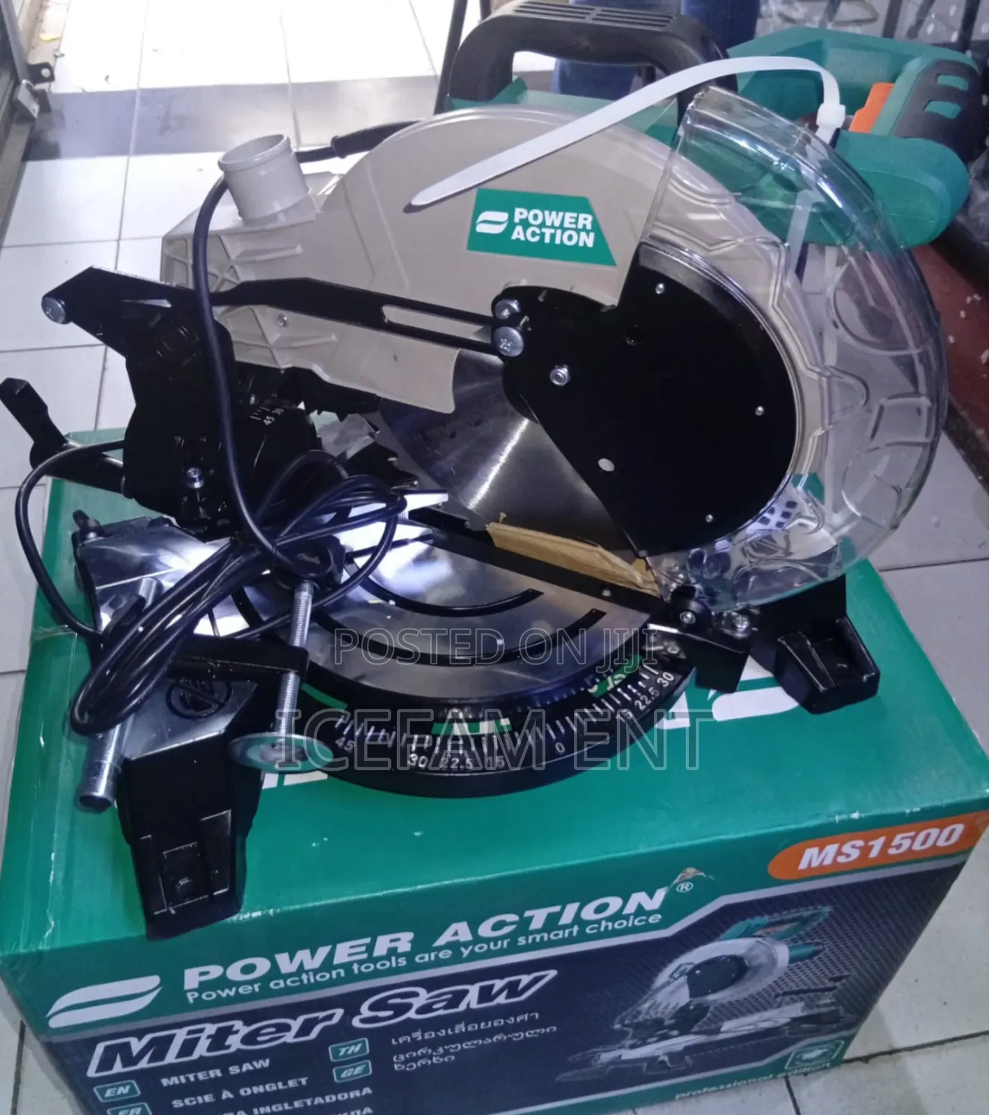Power Action Miter Saw/1500w Miter