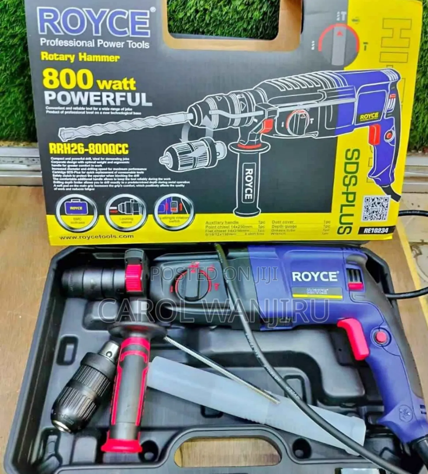 Rotary Hammer Drill 800watts Royce