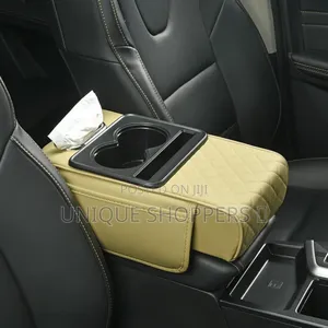 High Quality New Design Auto Center Console Armrest Cushion With 2 Cup