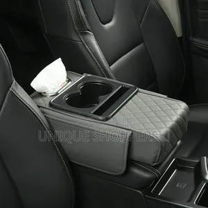 High Quality New Design Auto Center Console Armrest Cushion With 2 Cup