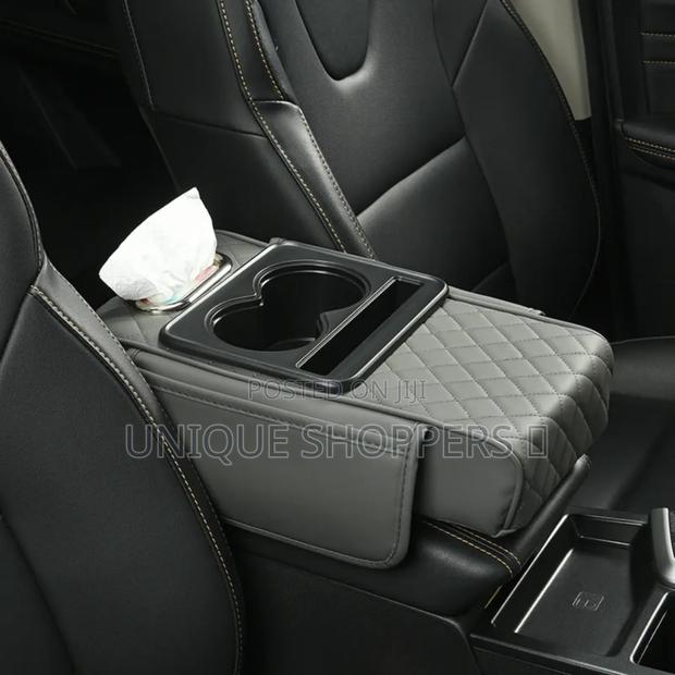 High Quality New Design Auto Center Console Armrest Cushion With 2 Cup - thumbnail 3