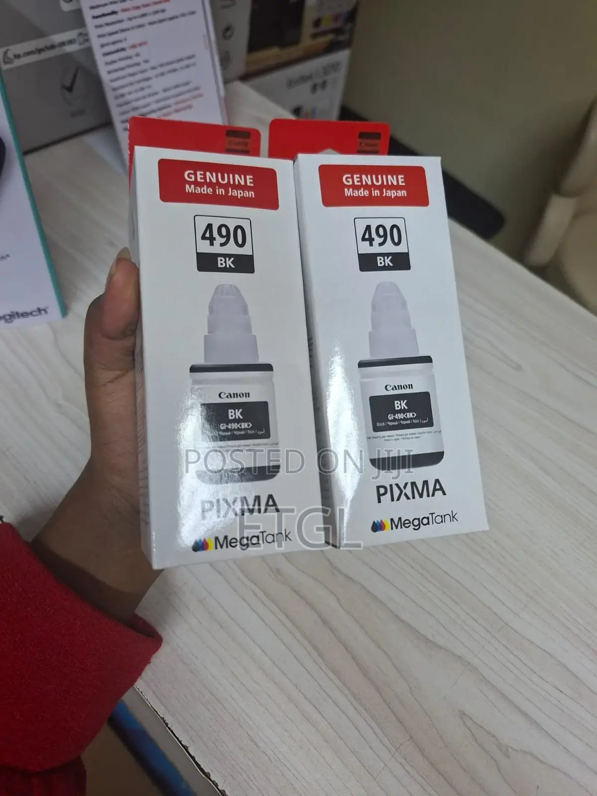 Canon Ink Bottle Gi-490 Black – 135ml
