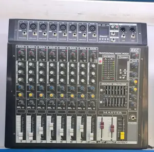 8 Channel Powered Mixer With Bluetooth