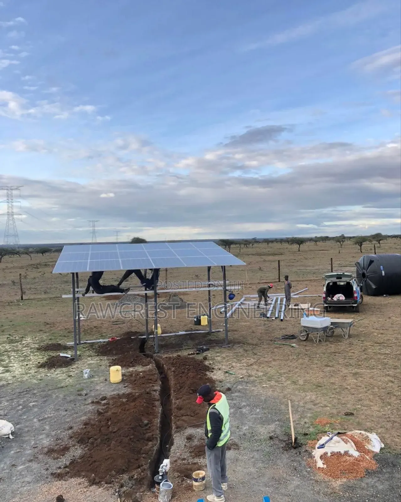 Water Tank Structure And Solarisation