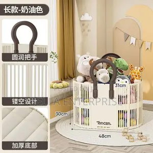 Foldable Laundry / Toy Basket With Handle