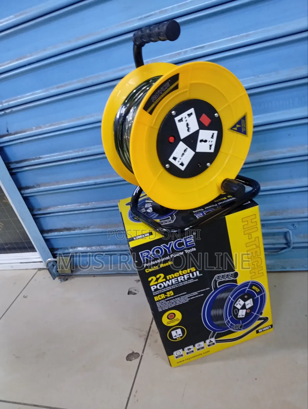 Electric Reel Cable 22m