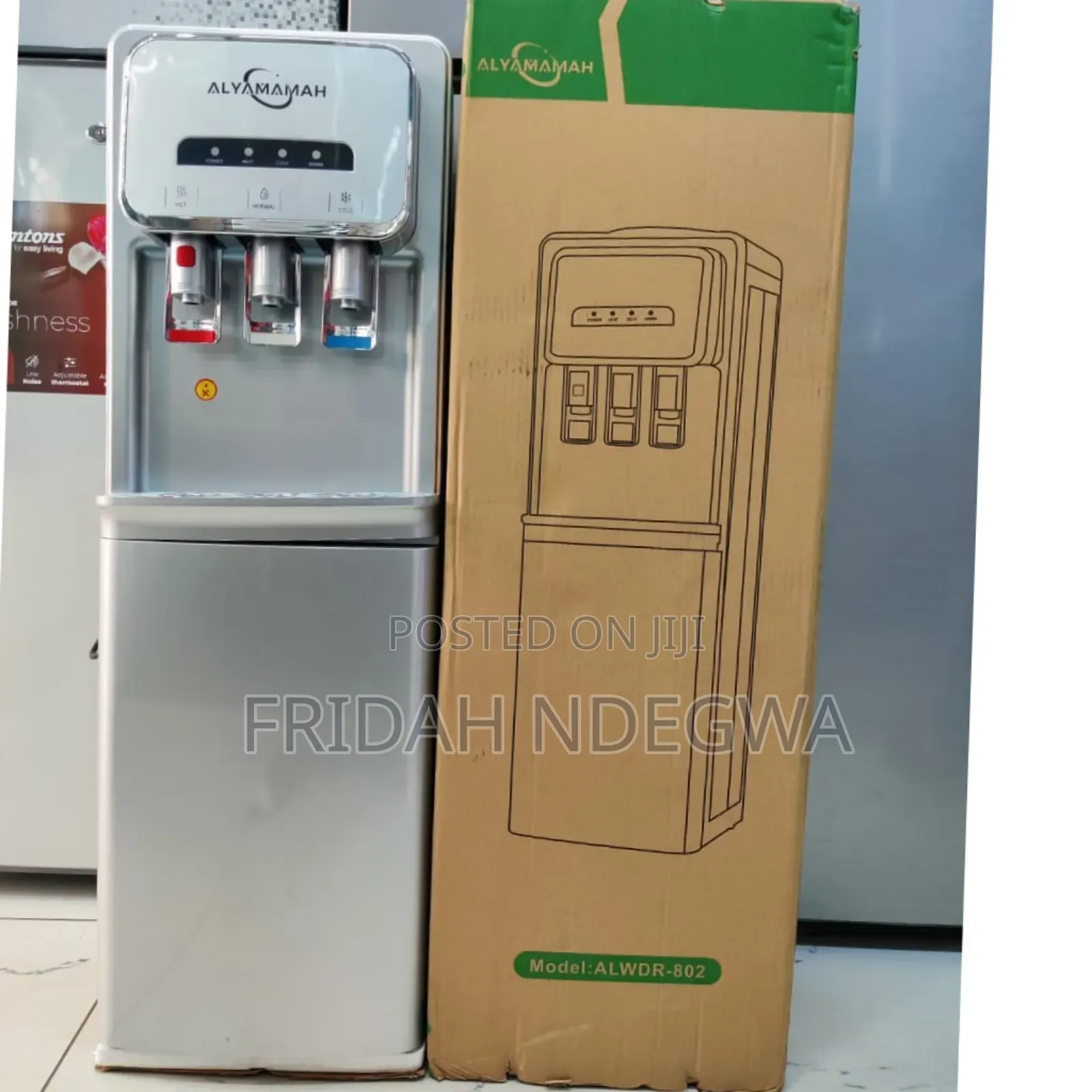 *Alyamamah Dispenser 3taps Hot, Normal and Cold Compressor Cooling