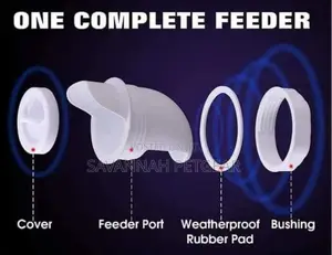 New Poultry Pro Feeder Diy Port PVC Gravity Fed Chicken Feeder