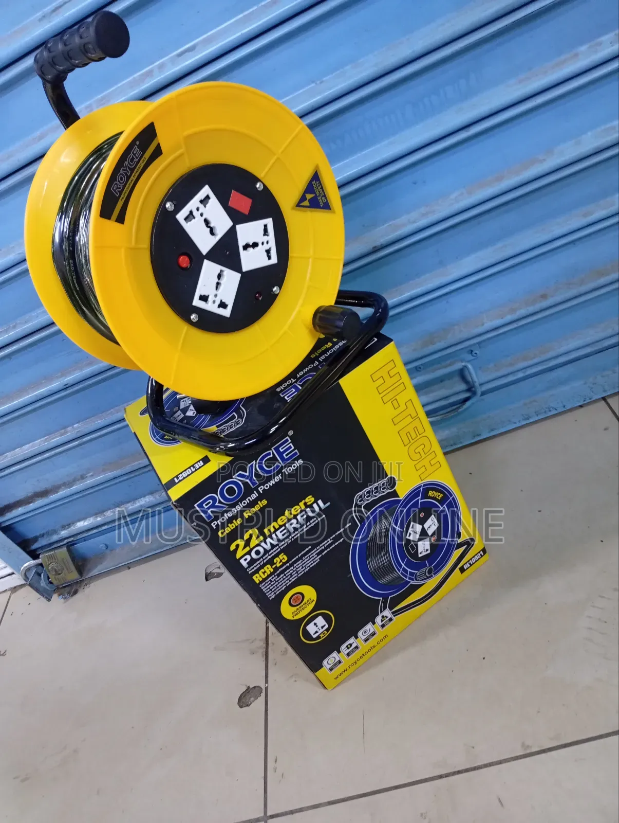 Powerful Reel Cable 22m