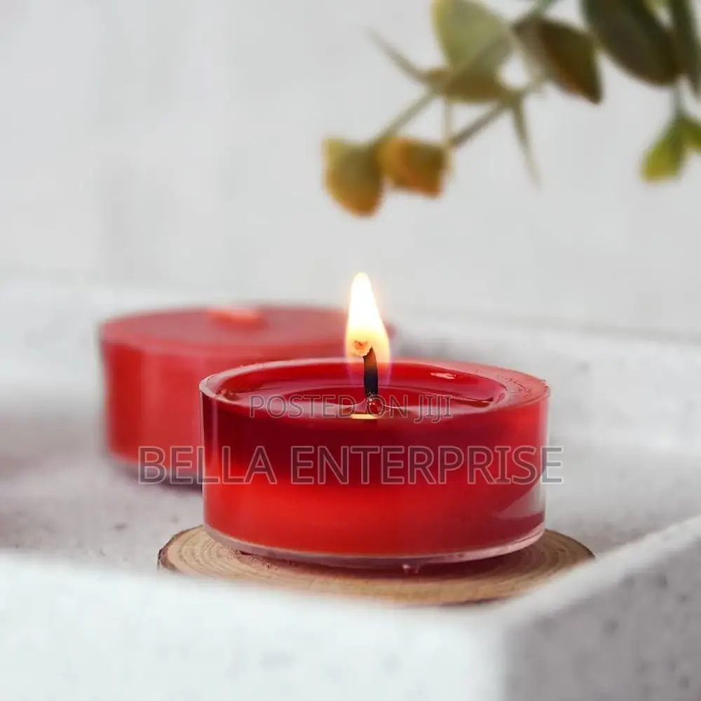 6pc Pack of Scented Candles in Glass Holders