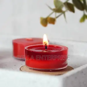 6pc Pack of Scented Candles in Glass Holders