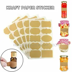 Mudder Fancy Shape Kraft Paper Labels