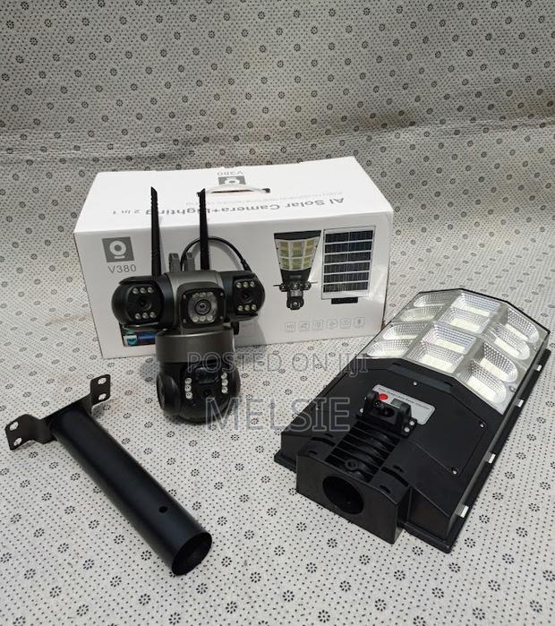 Solar Light Full Color Night Vision V380 Two-in-One Outdoor Security