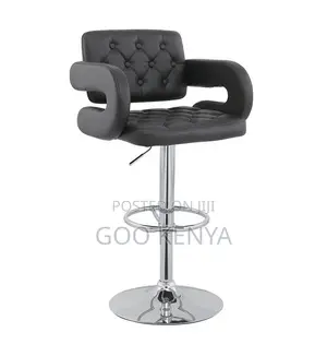 Home Counter Stool; Height Adjustable Bar Stool With Armrest and Back