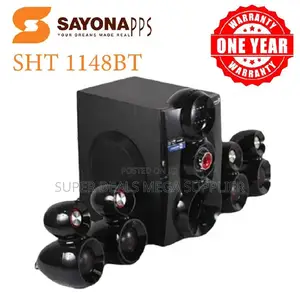 Sayona 4.1 Channel 16000w Bluetooth Usb Fm Subwoofer Speaker Set