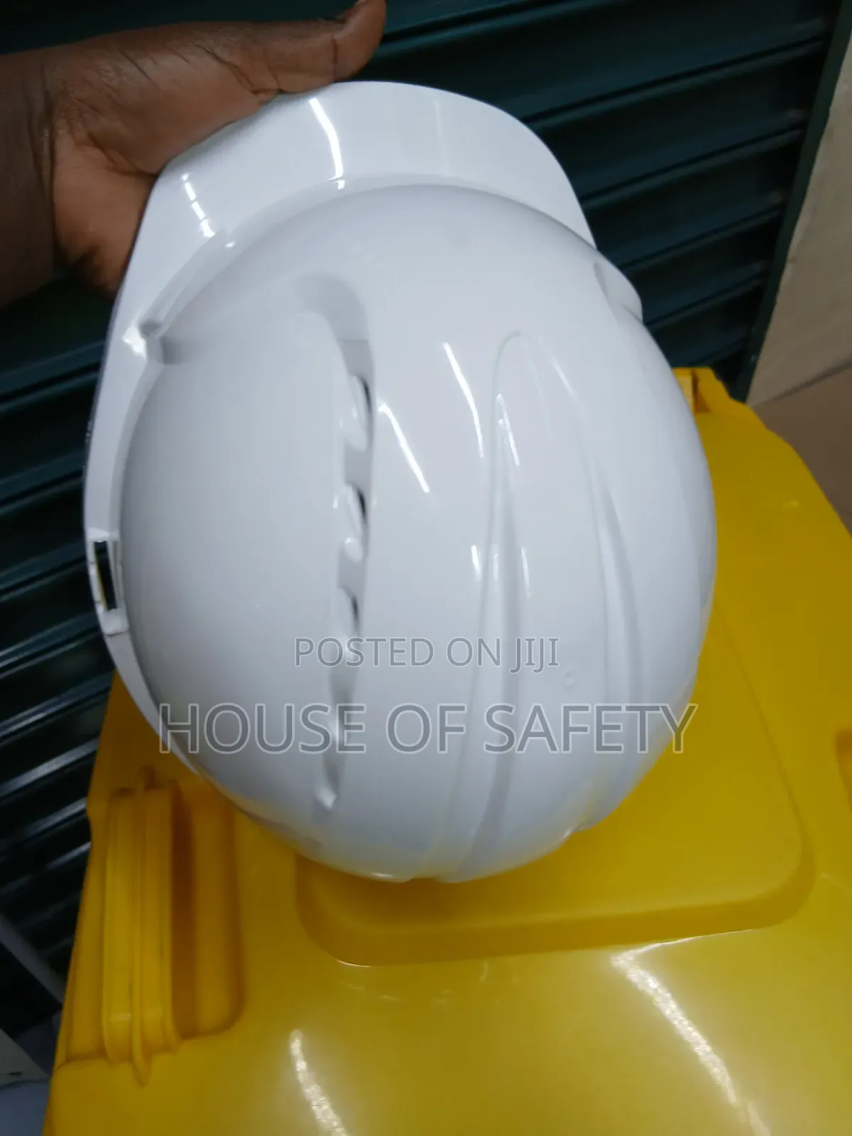 Safety Helmet With Double Chain Straps