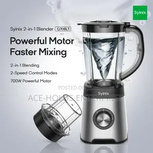 Syinix 2in1blender With Safety Lock Switch.
  Blender Will Not