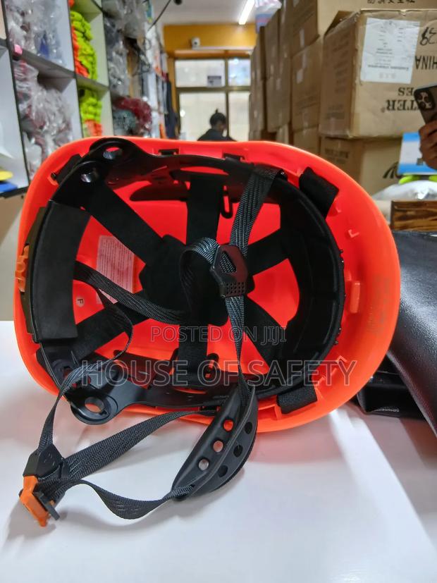 Chaint Straps Helmets In Orange - main view