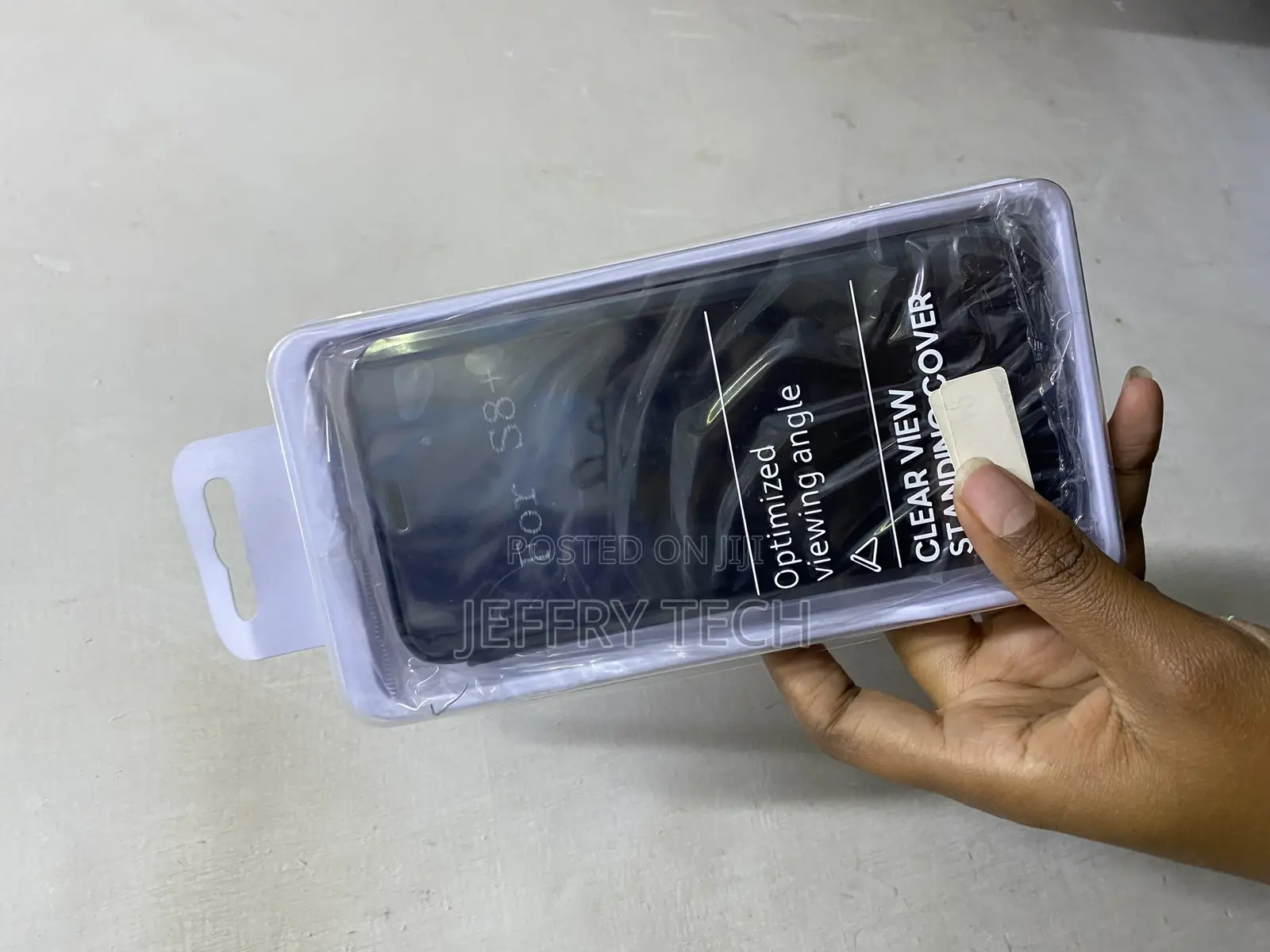 Aaryash Official Samsung Galaxy S8 Clear View Smart Flip Cover