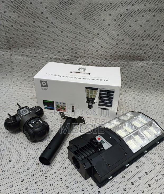 Solar Light V380 Pro App 450w Watts 2 in-1 Camera Auto Human Tracking - main view