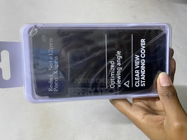 Ccsamll Xiaomi Redmi Note 12 Pro 5g Clear View Flip Cover - main view