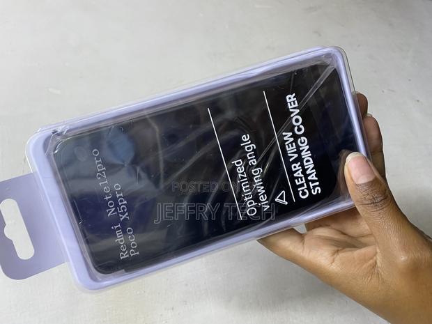 Ccsamll Xiaomi Redmi Note 12 Pro 5g Clear View Flip Cover - thumbnail 2