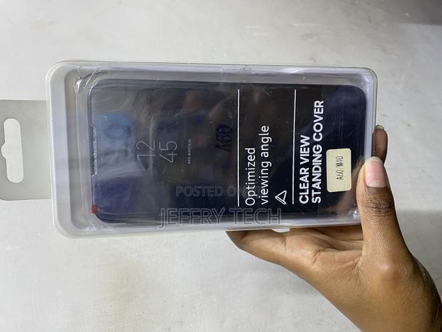 Navnika Samsung Galaxy A60 /M40 Clear View Mirror Flip Cover