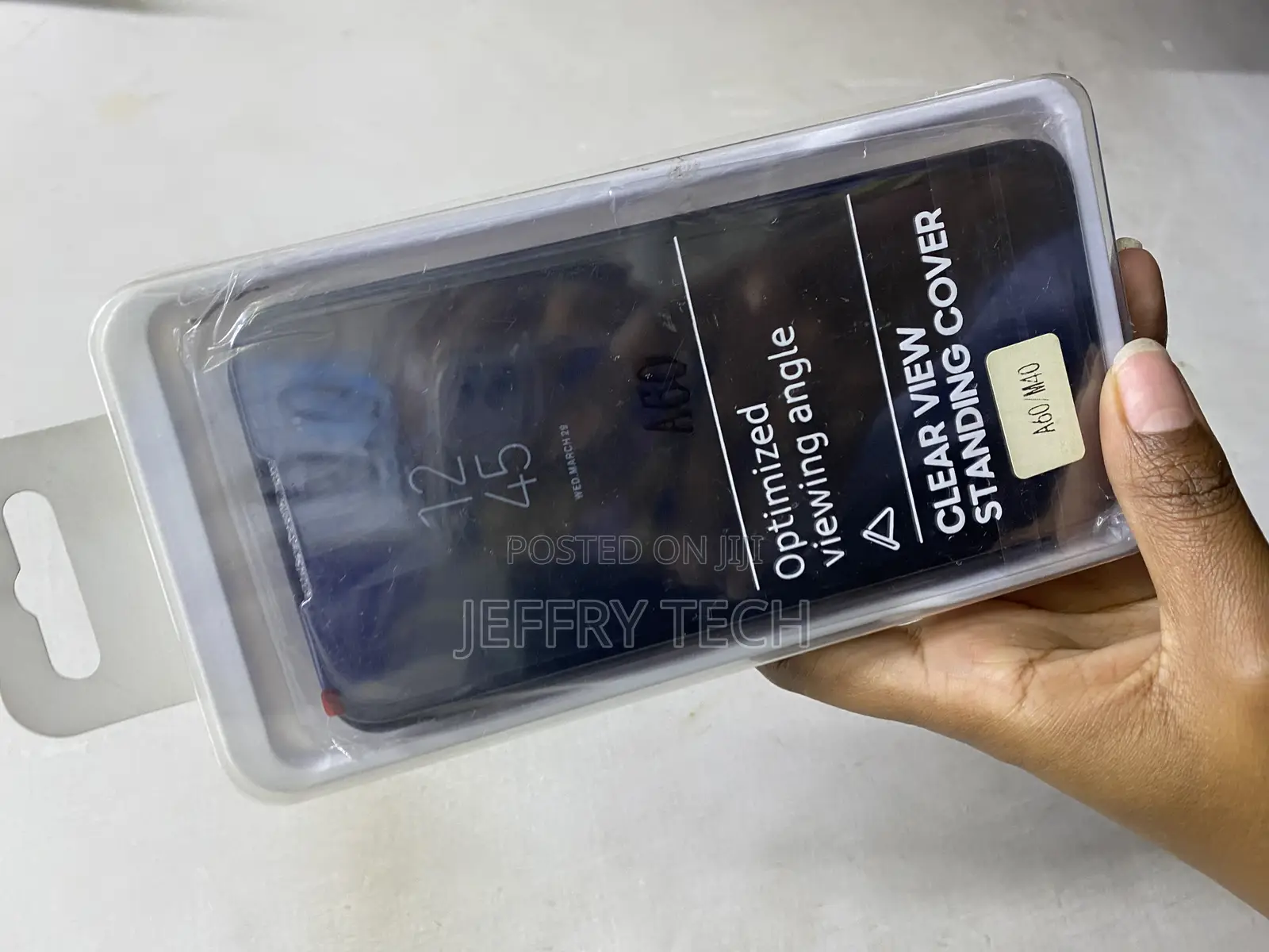 Navnika Samsung Galaxy A60 /M40 Clear View Mirror Flip Cover