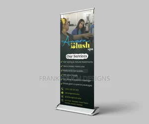 Narrow Roll Up Banner With Stand