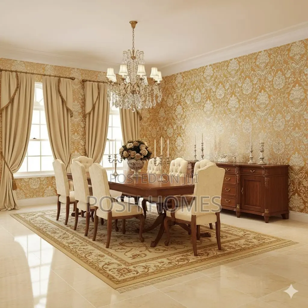 Stylish Living Room Floral Pattern Wallpapers