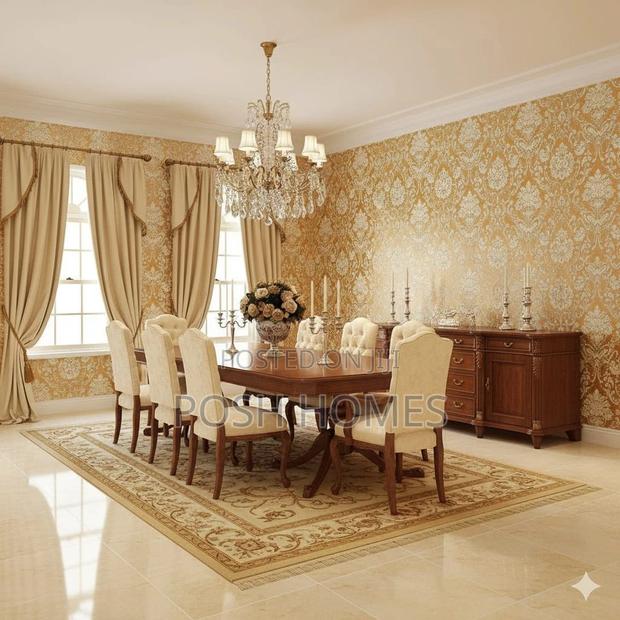 Stylish Living Room Floral Pattern Wallpapers