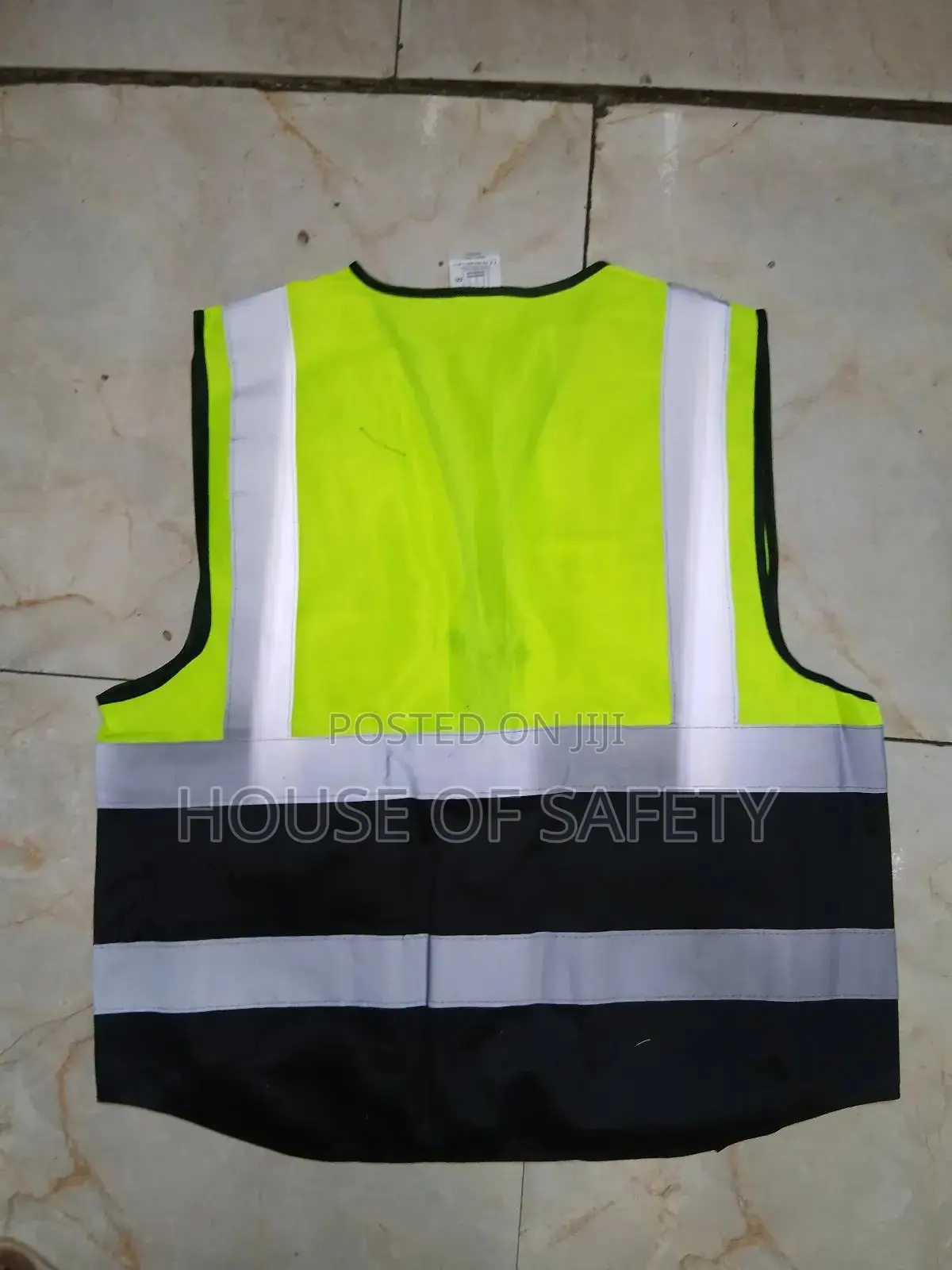 Green Black Vest Jacket