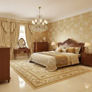 Chick Bedroom Makeover With Our Floral Pattern Gold Wallpapers