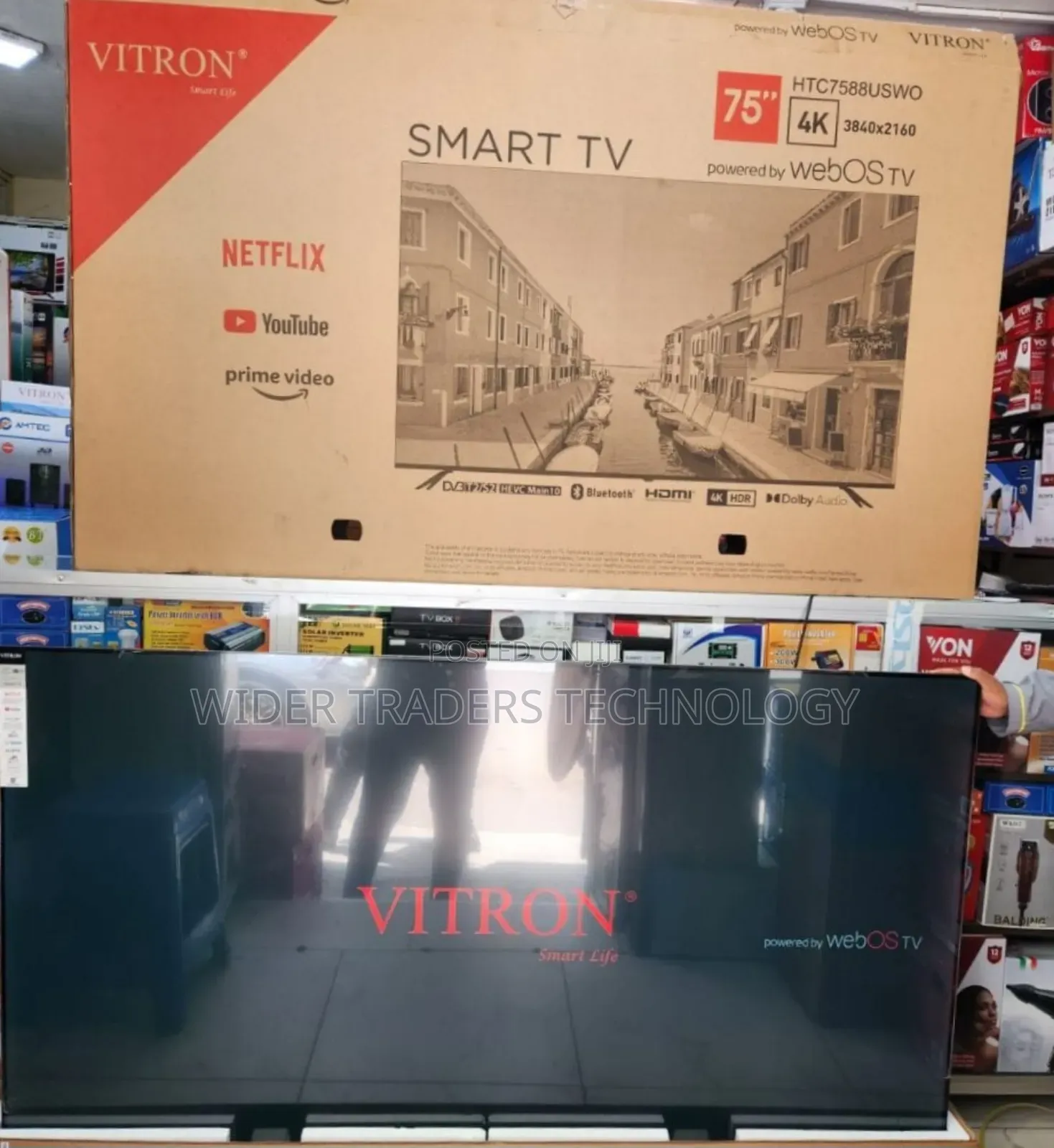 Vitron 75-Inch Smart Uhd Tv, Model Htc7588uswo