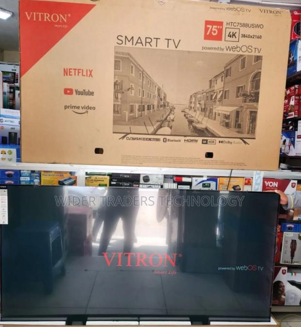 Vitron 75-Inch Smart Uhd Tv, Model Htc7588uswo