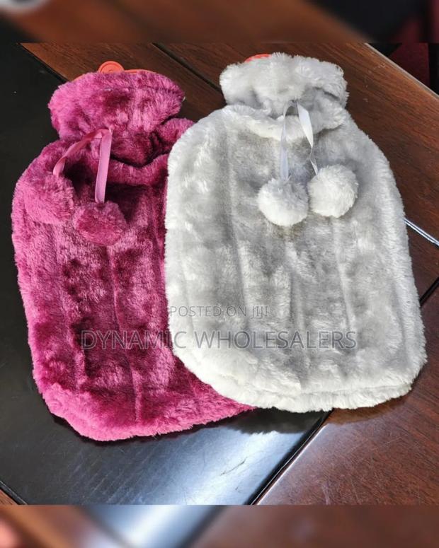 Deluxe Hot Water Bottle With Soft Faux Fur Cover