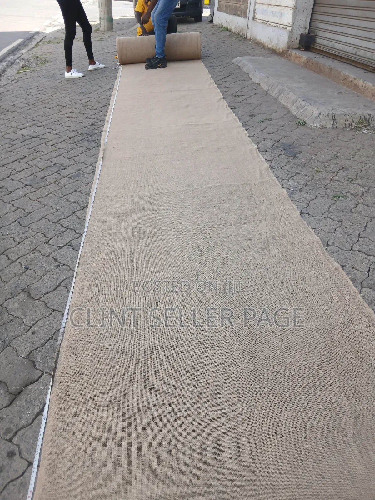 Brown Burlap / Hessian Cloth Small Holes