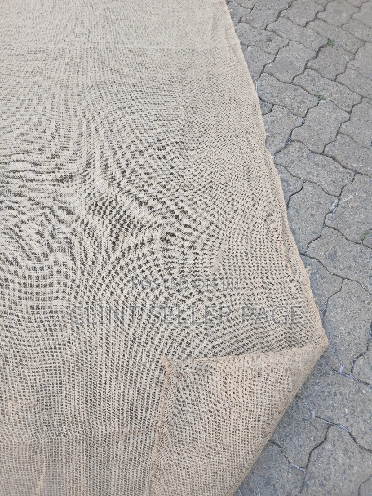 Brown Burlap / Hessian Cloth Small Holes