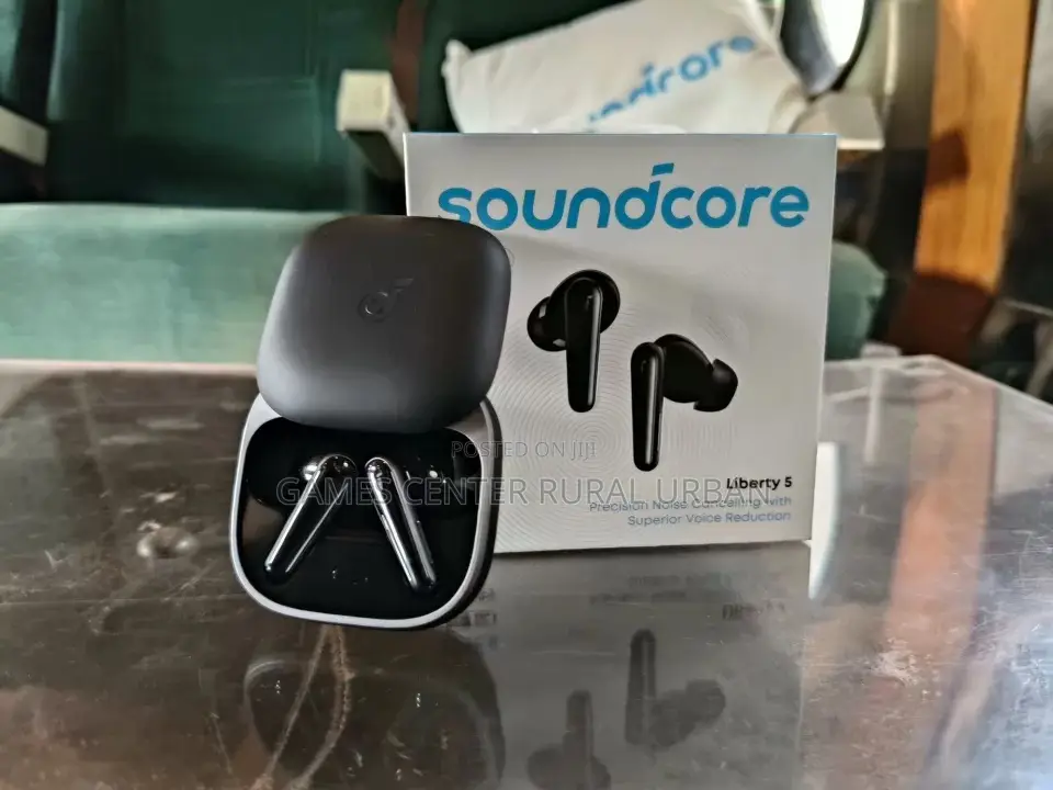 Soundcore Liberty 5 by Anker, Noise-Cancelling Wireless Earbuds.
