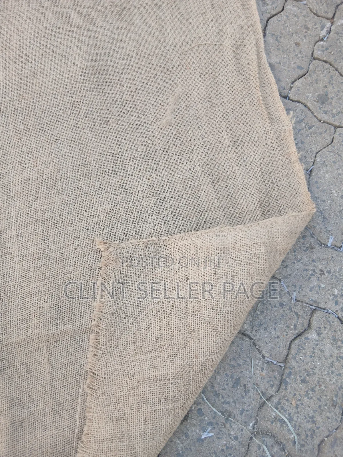 Brown Burlap / Hessian Cloth Small Holes